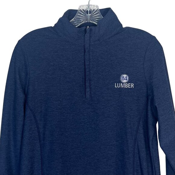 Peter Millar 84 Lumber Quarter Zip Pullover Womens Medium Blue - Picture 3 of 10